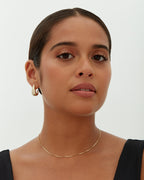 PAVOI Statement Huggie Earrings, 925 Silver, 14K Gold Plated, Yellow Gold