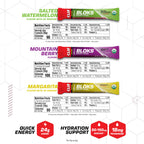 CLIF BLOKS - Energy Chews - Variety Pack - Non-GMO - Plant Based - Fast Fuel for Cycling and Running - Quick Carbohydrates and Electrolytes - 2.12 oz. Packets (12 Count)