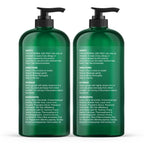 Botanic Hearth Tea Tree Body Wash 16 fl oz (2 Pack) Natural Antifungal & Odor Control Shower Gel for Acne, Athlete’s Foot, Ringworm, Jock Itch, Healthy Skin, Sulfate & Paraben Free, for Men & Women