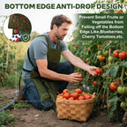 Floradrift Gardening Apron,Canvas Garden Apron with Pockets for Women and Men,Harvest Apron with Harvesting Pouch,Gifts for Gardeners,Green