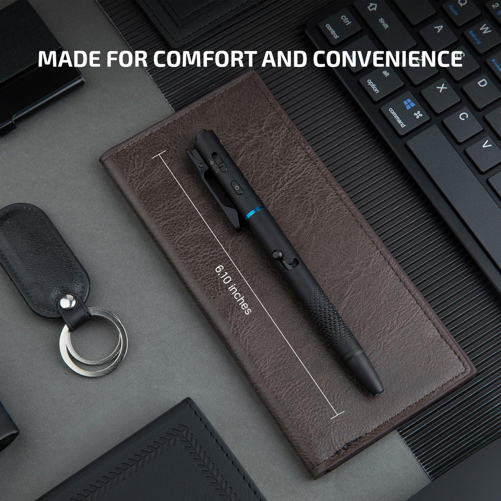 OLIGHT O'Pen 3 EDC Pen Light, 120 Lumens LED Flashlight with Green Beam, 4-in-1 Bolt Action Pen with Nib & Clip Light, USB-C Rechargeable for Writing, Presentation, Inspection and Outdoor (Black)