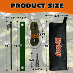Tree Stakes Kits, 6 PCS 12" Heavy Duty Steel Tree Stakes and Supports Kits