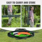 30 Ft Manual Pole Saw, Extendable Tree Pruner Blade and Scissors Set