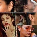 HAIAISO 18 Pcs Ear Cuffs Non Piercing for Women