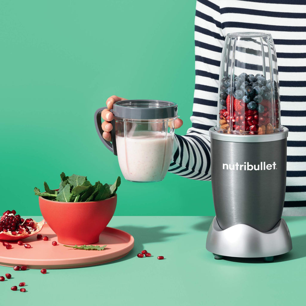 nutribullet Personal Blender, 600W, 24oz Cup, 18 oz Cup, NBR-0601WM