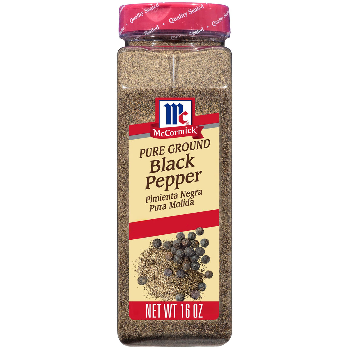 McCormick Black Pepper, Pure Ground, Hand-Harvested, 16 Oz