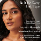 Bio Ionic Long Barrel Curling Iron, Ion Mineral & Moisture Heat Technology