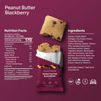 Stars + Honey Protein Bars, Peanut Butter Blackberry, 15g Protein, 2g Sugar, with Collagen Peptides, Dairy Free, Soy & Gluten Free Snacks, Keto Friendly, No Seed Oils or Sugar Alcohols, 10 Pack