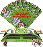 Cockroach Traps,Roach Traps,Cockroach Bait,Roach Motel,Child & Pet Friendly (10 Pack)