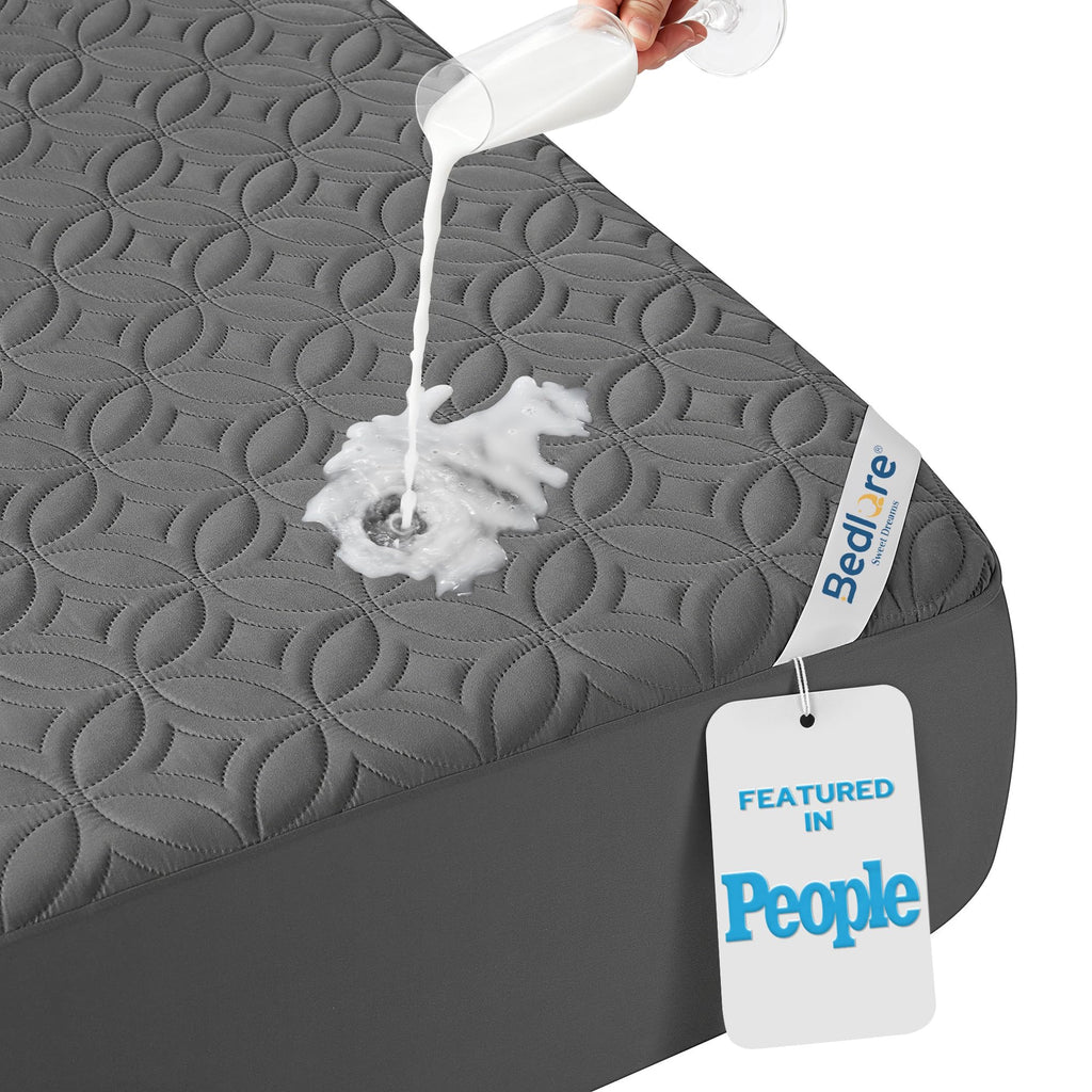 BEDLORE Waterproof Mattress Protector, Full Size Mattress Pad