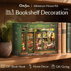 CUTEBEE Book Nook Kit - DIY Miniature House Dollhouse Kit for Adults and Teens, Booknook Tiny House Bookshelf Decor 3D Wooden Puzzle, Gifts for Family, Friends (Blossom Florists)