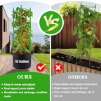 Moirsunt Tomato Cages with 10 Gallon Grow Bags, 48 Inches Tomato Planter