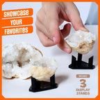 Dan&Darci Break Your Own Geodes - Hollow White Moroccan 1" - 2.5" Large, Medium, Small Geode for Kids - Science Kits for Kid Ages 8-12, 8-10, 12-14 Age - Discovery Toys Gifts