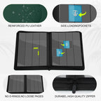 TCGUARD 16 Pockets Trading Card Zipper Binder for 1000+ Cards| Secure Side Loading Pockets | Trading Card Album Folder | Compatible with YuGiOh, MTG,Sports Cards (Dark Green 16)