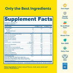 Hiya Kids Multivitamin – 15+ Essential Vitamins & Minerals with Fruits & Veggies for Ages 2+, Supports Growth, Development & Immune, 0g Sugar – 20 Stick Packs for Toddlers & Kids