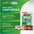 Poligrip Power Max Power Hold Plus Seal Denture Adhesive Cream for Secure Hold and Food Sealing, Flavourless - 2.2 oz (62.3 g) (Pack of 4)