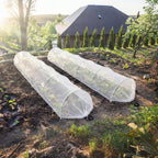 Vincreem 2 Pcs 18 x 118 inch Mesh Garden Greenhouse Tunnel Netting Protection Netting Pest Barrier Vegetable Plant Ultra Fine Mesh Cover Fruit Flowers Row Cover for Raised Beds Garden Greenhouse