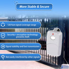 Upgraded 3089 Multicode Gate Opener Remote Control, Linear Garage Door Remote, 10 Digit/Dip Gate Remote 300MHZ, 308911 Gate Clicker, More Stable & Secure & Portable, Easy to Program, 2 Pack