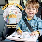 GAMENOTE Double Sided Magnetic Letter & Number Board Set - Alphabet & Numbers Tracing Board for Toddlers, ABC Uppercase & Lowercase Practicing, Math Learning, Educational Toys for Kids