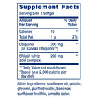 Life Extension Super Ubiquinol CoQ10 with Enhanced Mitochondrial Support – 200 mg, Shilajit – Promotes Heart Health, Cell Energy, Oxidative Stress – Gluten-Free, Non-GMO – 30 Softgels (Pack of 2)