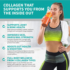 CB Supplements NSF Certified for Sport Multi Collagen Protein Powder Bone, Skin, Hair, and Joint Support | Hydrolyzed Collagen Supplements (58 Servings (Pack of 1), Unflavored)