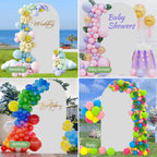 7.2FT Metal Arch Backdrop Stand Gold Wedding Balloon Frame Pergola Arbor