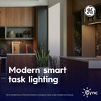 GE Cync Reveal HD+ Smart Undercabinet Light Fixture, Color Changing Undercab Light, Smart Wi-Fi Kitchen Light, Works with Alexa and Google Home, 18-in Bar, 93131251
