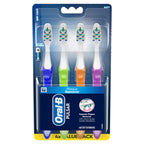 Oral-B Toothbrush, Vibrating Plaque Remover Pulsar, Vibrating Battery Toothbrush, Soft, 4 Count