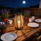 Solar Lanterns Outdoor Waterproof, Olive-Shaped Solar Lantern with Handle, Dusk to Dawn 6-8Hr Outdoor Lanterns, Hanging & Tabletop Decor for Garden/Patio, Ideal Gift for Outdoor Lovers