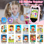 Kids Smart Phone for Girls Toys, Gifts for 3-10 Year Old Girls Boys Pink