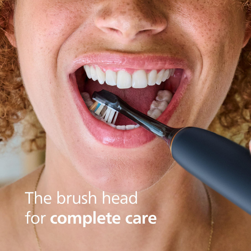 Philips Sonicare A3 All-in-One Brush Heads, 4-Pack, 1 Year Supply, Black
