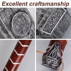 CoserWorld Halloween Hammer Cosplay Weapons, PU Battle Foam Axe Great for LARP Birthdays Gift