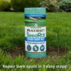 Jonathan Green (10410) Black Beauty SeedRoll Grass Seed Mat - Cool Season Lawn Seed, Fertilizer, & Mulch (50 Sq. Ft.)