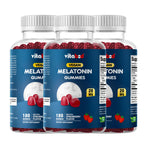 Vitabod Melatonin 20mg Gummies - 180 Count - Drug Free - Natural Strawberry Flavor - Vegetarian, Non-GMO, Gluten Free (3 Bottles)