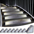 VOLISUN Solar Stair Lights 8 Pack, Solar Step Lights Waterproof IP67, Outdoor Step Light with 13 LEDs, Outdoor Lighting Decor for Yard Stair, Patio, Front Step, Front Porch and Deck(Cool White)