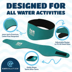 Earvolution Original Ear Band-It Swimming Headband, American Brand, Doctor-Invented - for Kids & Adults - Sensory-Friendly - Keep Ears Dry & Prevent Swimmer's Ear, Holds Earplugs In, (Magenta - Small)
