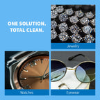 iSonic Ultrasonic Jewelry & Eyeglass Cleaner Solution Concentrate - Professional Cleaning Liquid for Ultrasonic Machine - Clean Gold, Silver, Diamond, Watch, Glasses, Eye Wear, 8-oz