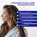 Routine Wellness Shampoo & Conditioner Set - Strengthening & Volumizing for Thinning Hair - Promotes Full, Voluminous, Healthy Hair - Coconut & Vanilla (Pack of 2)