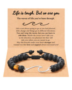 Tarsus Inspirational Bracelets for Men Gifts Encouragement Sobriety Greif