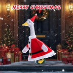 RIYYDEN 9 Set of Holiday Porch Goose Outfits All Seasons Holiday Christmas Birthday Easter Summer Hawaiian 4th of July Fall Lawn Goose Clothing Porch Clothes for Patio Yard Lawn Decor