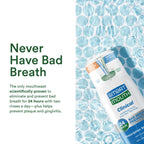 SmartMouth Clinical Zinc Activated Mouthwash - Anti-Plaque & Anti-Gingivitis for Healthy Gum Support - All-Day Fresh Breath - Alcohol-Free, Sugar-Free, & Gluten-Free - Clean Mint - 16 fl oz (2 Pack)