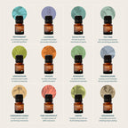 Cliganic Organic Essential Oils Set (Top 12, Pack of 2) - 100% Pure - Peppermint, Lavender, Eucalyptus, Tea Tree, Lemongrass, Rosemary, Frankincense, Orange, Lemon, Cassia, Cedarwood & Grapefruit