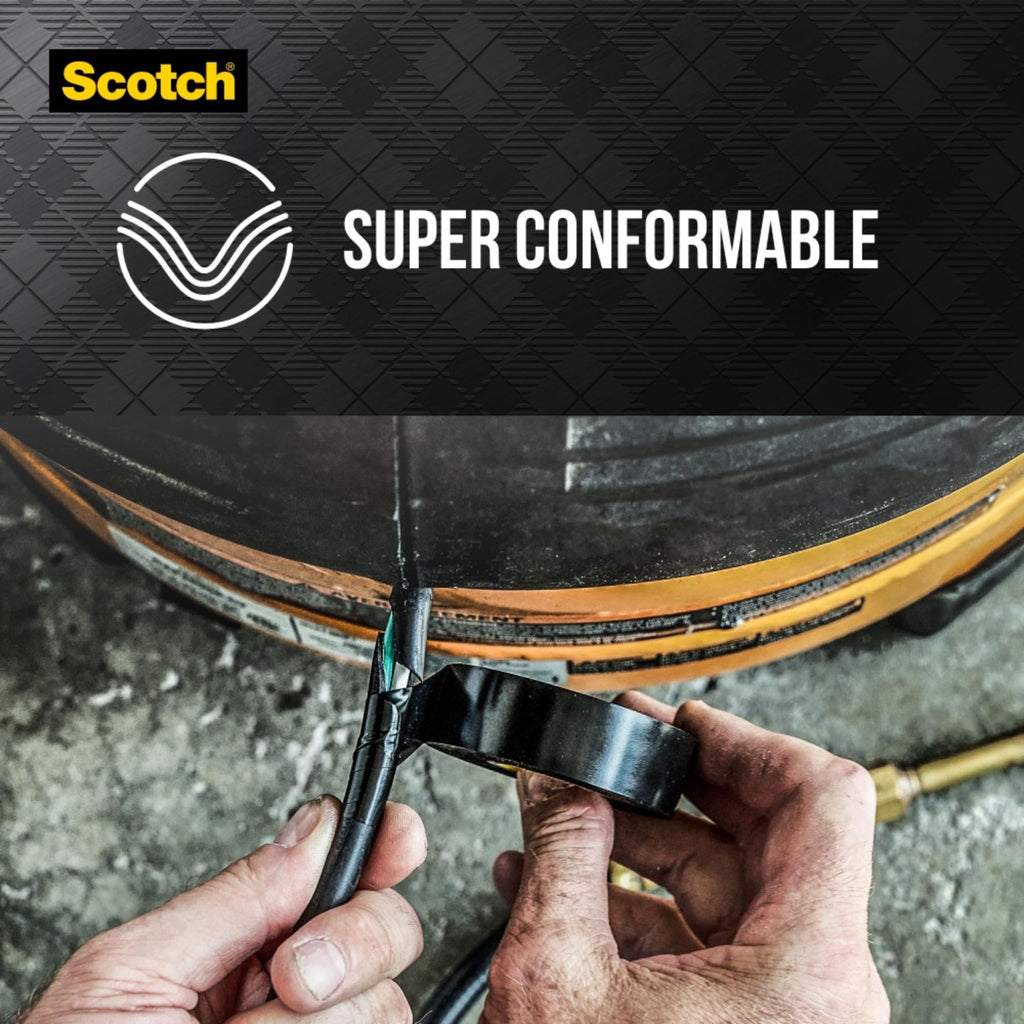 Scotch 3M Super 33+ Vinyl Electrical Tape.75-Inch by 66-Feet, 10-Pack