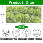 2 Pack Garden Netting 10x39.4Ft Ultra Fine Mesh Insect Netting for Garden Protection,Reusable Barrier Protection Mesh Plants Cover for Protect Vegetables Plants Fruits Flowers Crops from Animals