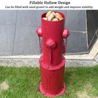 Dog Fire Hydrant Pee Post, 22.4" H Fake Fire Hydrant for Dogs to Pee on