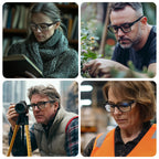 ProtectX Safety Reading Glasses 2.0 Diopter, Safety Glasses with Readers 2.0, Reader Safety Glasses 2.0, ANSI Z87.1 Rated