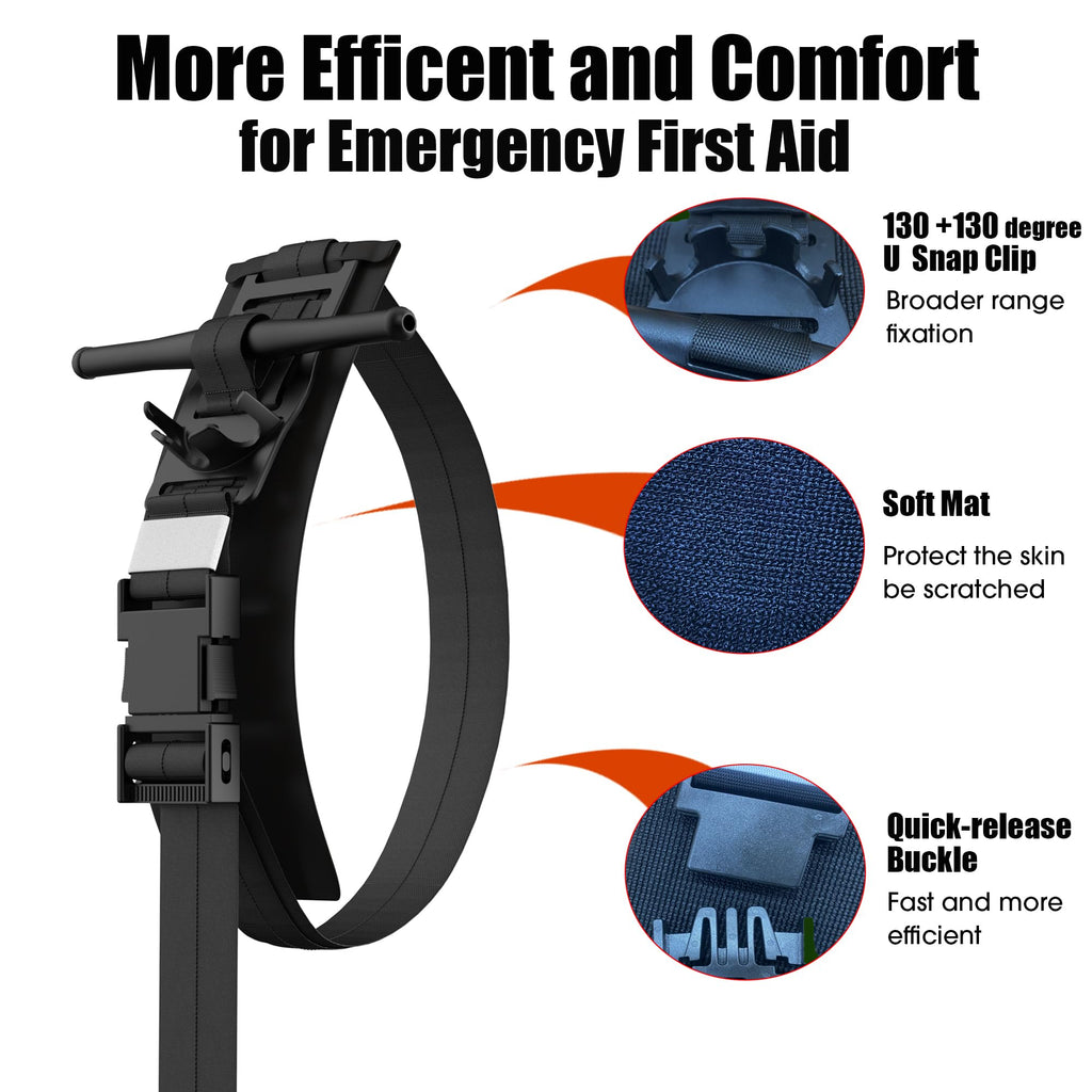 Tourniquet for First Aid, Fast Stop Bleeding, Professional Medical Tactical Emergency Tourniquet, A Must-Have Accessory for Outdoor, Home, Hunter, Camper, Police Men and Army
