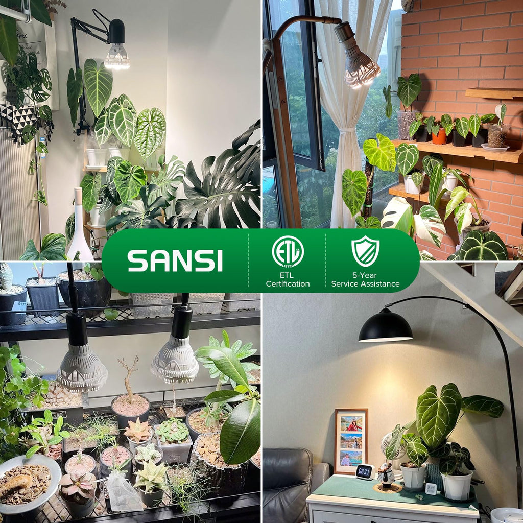 SANSI Grow Lights for Indoor Plants, 36W Plant Lights for Indoor Growing