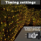 Eueasy LED Lights Outdoor Fairy Lights Chandelier - 360L Gazebo Net Lights with 8 Lighting Modes, 12×12 FT Chandelier for Pergolas，Wedding, Bush, Christmas