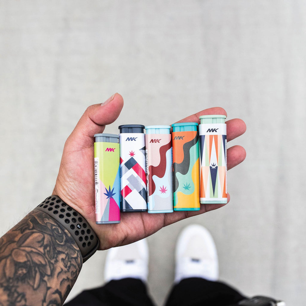 MK Lighter Wind Proof Jet Flame Lighters, 5PCS Striking Design, Candle, Camping, Butane Refillable Lighter, Multipurpose Lighters (Hydro-5PC)
